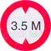 Mandatory Road Traffic Signs - Height Limit