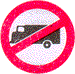 Mandatory Road Traffic Signs - Truck Prohibited