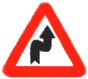 Cautionary Signs - Right Reverse Bend
